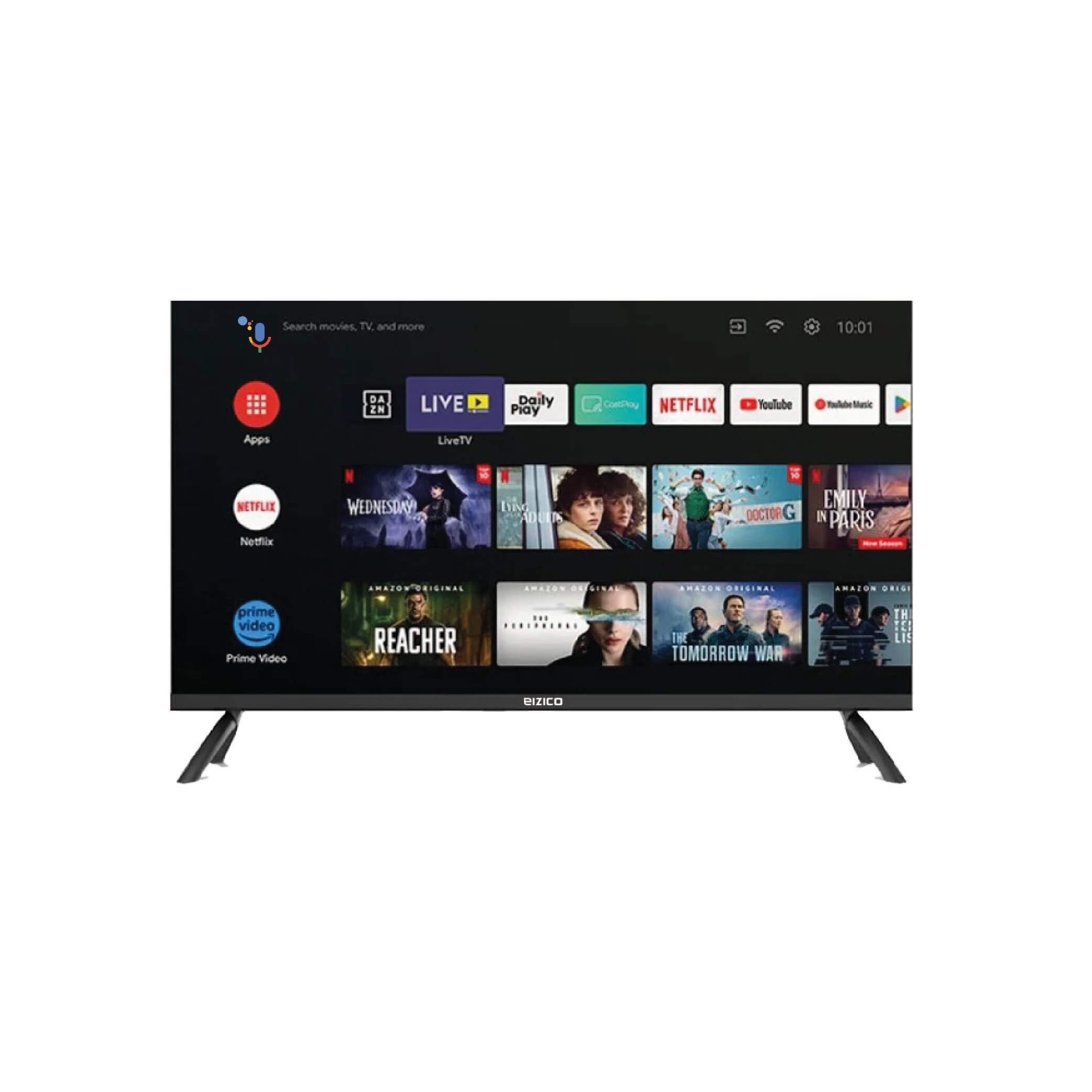 Eizico 32 Inch Smart Frameless Voice Control Led Tv (Model: EL-32VSFL26)